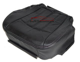 2010 Dodge Ram Laramie SLT 1500 Driver Side Bottom Leather Seat Cover Dark Gray - usautoupholstery