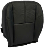 2008 GMC Sierra 2500HD Allison 4x4 SLT *Driver Bottom Leather Seat Cover BLACK* - usautoupholstery