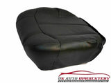 1999-2002 Chevy Silverado Driver Bottom Leather Seat Cover graphite dark Gray