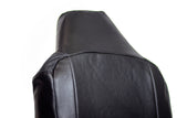 2005 2006 Ford F250 F350 Lariat -Driver Side Lean Back Leather Seat Cover BLACK- - usautoupholstery