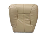 98-02 Dodge Ram 5.9L Diesel Driver Bottom Synthetic Leather Seat Cover TAN - usautoupholstery