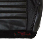99-04 Mustang GT -Driver Bottom PERFORATED Replacement Leather Seat Cover Black