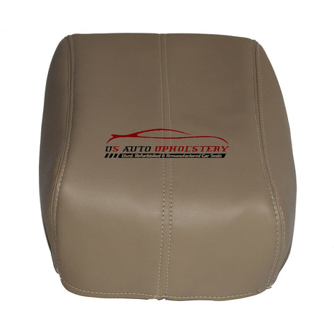 2009 Ford F250 F350 Lariat Center Console Lid Cover Camel Tan - usautoupholstery