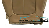 11-13 Ford F150 Lariat Driver Bottom Perforated Synthetic Leather Seat CoverTan
