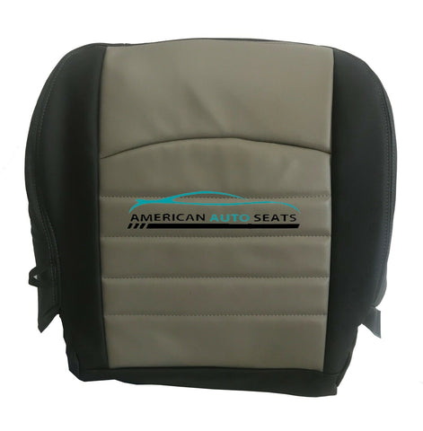 2011 Dodge Ram Laramie 1500 2500 3500 Driver Bottom vinyl Seat Cover 2 tone Gray