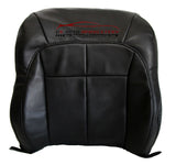 99-04 Jeep Grand Cherokee Driver LeanBack Synthetic Leather Seat Cover Dark Gray - usautoupholstery