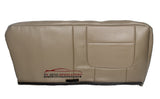 Lariat Second Row Leather Seat Cover 60 Bottom Perforated Tan 01 2001 Ford F350 - usautoupholstery