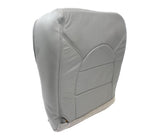 1999 Ford F250 F350 Lariat -Driver Side Bottom Leather Seat Cover Prairie GRAY - usautoupholstery