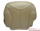 99-02 GMC Sierra 1500 HD 2500 HD 3500 SLT Driver Bottom LEATHER Seat Cover TAN - usautoupholstery