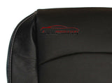 09-12 Dodge Ram Laramie DRIVER Bottom Replacement Leather Seat Cover Dark Gray - usautoupholstery