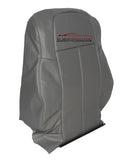 06-10 Chrysler 300 200 Driver Lean Back Synthetic Leather Seat Cover Slate Gray - usautoupholstery