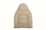 1999 F250 F350 4x4 7.3L Diesel Lariat Passenger LEAN BACK Leather Seat Cover Tan - usautoupholstery