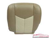 03-06 GMC Sierra Denali Quadrasteer AWD *Driver Bottom LEATHER Seat Cover TAN* - usautoupholstery