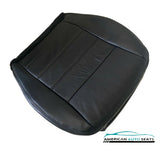 2008-2010 Dodge Charger SE R/T SXT-Driver Side Bottom Leather Seat Cover Dk Gray