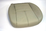 2010 GMC Yukon (XL SLT SLE) Driver Side Bottom Leather Seat Cover - Light Gray - usautoupholstery