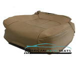 11-13 Ford F150 Lariat Driver Bottom Perforated Synthetic Leather Seat CoverTan
