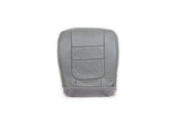 2001 Ford F350 Dually Diesel Lariat PERFORATED Driver LEATHER Seat Cover GRAY - usautoupholstery