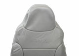 2001 Ford Excursion Driver Side Lean Back Replacement Leather Seat Cover GRAY - usautoupholstery