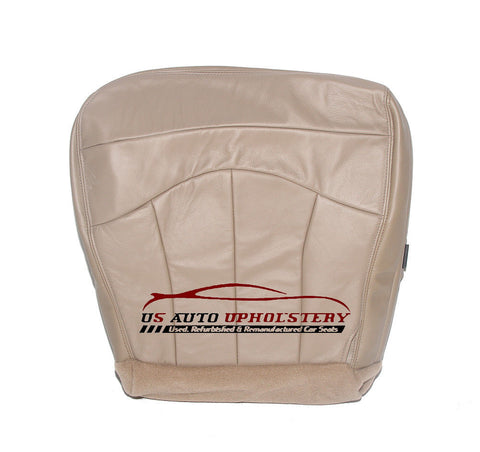 2000 Ford F150 Lariat 4X4 Passenger Replacement Bottom Leather Seat Cover TAN - usautoupholstery