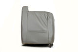 99-02 Chevy 1500HD 2500HD 3500 LT -Driver Side LEAN BACK Leather Seat Cover Gray - usautoupholstery