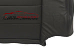01 02 Ford F350 Lariat Driver perforated LEAN BACK Leather Seat Cover Black - usautoupholstery