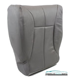 2000 2001 Dodge Ram Laramie Driver Side Bottom Synthetic Leather Seat Cover Gray - usautoupholstery