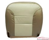 2000 Chevrolet Tahoe Z71 4x4 Driver Side Bottom Leather Seat Cover 2-Tone Tan - usautoupholstery
