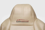 08 09 10 Ford F250 F350 Lariat Driver Lean Back LEATHER Seat Cover Camel TAN - usautoupholstery