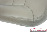 1999 2000 GMC Sierra 2500 Crew SLT SLE Driver Bottom Leather Seat Cover Gray - usautoupholstery