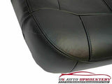 2000 2001 2002 Chevy Tahoe, Suburban Driver Bottom Leather Seat Cover Dark Gray - US Auto Upholstery