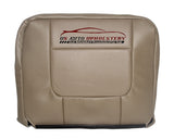 2001-01 Ford F350 Leather Seat Cover Lariat Second Row 40 Bottom Perforated Tan - usautoupholstery