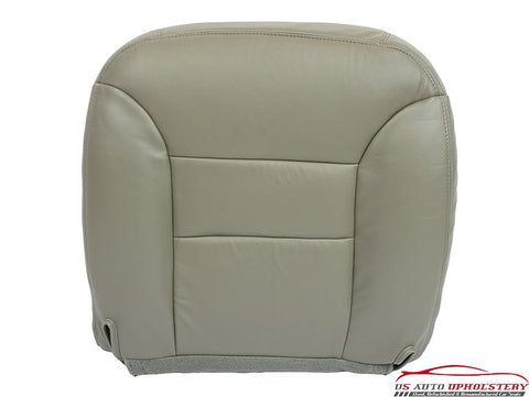 95-99 GMC Yukon Sport GT 2-DOOR Z71 Leather Driver Side Bottom Seat Cover Gray - usautoupholstery