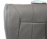1998-02 Dodge Ram 2500 Driver Side Bottom Synthetic Leather Seat Cover - GRAY - usautoupholstery