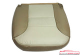 2000 Chevy Tahoe Z71 4x4 Heated Seats Driver Bottom Leather Seat Cover 2Tone Tan - usautoupholstery