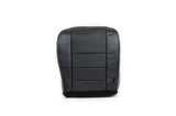 02-07 F250 F350 -  Color Coated Bumpers *Driver Bottom Leather Seat Cover Black* - usautoupholstery
