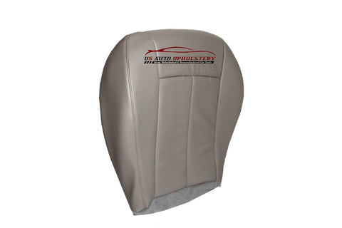 2008 Chrysler 300 200 Driver Side Bottom Replacement Leather Seat Cover - Gray - usautoupholstery