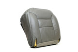 2000 Chevy Silverado Classic Crew -Driver Side Bottom Leather Seat Cover Gray- - usautoupholstery