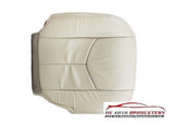 2005 Cadillac Escalade Driver Side Bottom Perforated Leather Seat Cover Shale - usautoupholstery