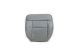 2004-2008 Ford F150 Lariat FX4 4X4 Bucket Driver Bottom Leather Seat Cover Gray - usautoupholstery