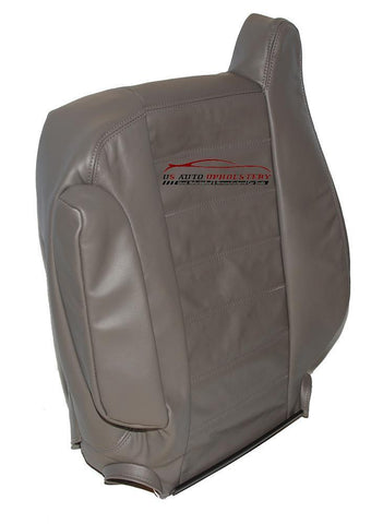 2003-2007 Hummer H2 Driver Side LeanBack Replacement Leather Seat Cover Gray - usautoupholstery