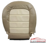 02 03 Ford Explorer Eddie Bauer PERFORATED Driver Side Bottom Leather Seat Cover - usautoupholstery