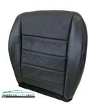 2008-2010 Dodge Charger SE R/T SXT-Driver Side Bottom Leather Seat Cover Dk Gray