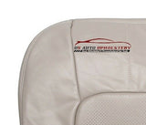 02 - Cadillac Escalade - Driver Bottom - PERFORATED Leather Seat Cover - Shale - usautoupholstery