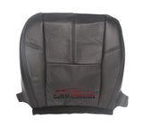 2008 GMC Sierra 2500HD - Allison 4x4 SLT Driver Bottom Leather Seat Cover BLACK* - usautoupholstery