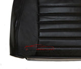 1999 Mustang GT Driver Lean Back PERFORATED Replacement Leather Seat Cover Black