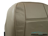 99-04 Mustang V6 Headlights Rims Exhaust -Driver Bottom Leather Seat Cover GRAY - usautoupholstery