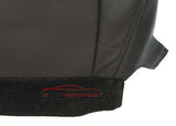 2008-2010 Cadillac Escalade Driver Bottom PERFORATED Leather Seat Cover Black - usautoupholstery