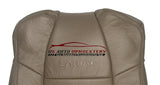 2001 Ford F350 Lariat - Driver perforated LEAN BACK Replacment Leather Cover Tan - usautoupholstery