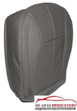 1999 2000 2001 2002 Jeep Driver Bottom Synthetic Leather Seat Cover Gray - usautoupholstery