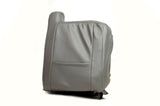 99-02 Chevy 1500HD 2500HD 3500 LT -Driver Side LEAN BACK Leather Seat Cover Gray - usautoupholstery